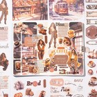 Scrapbook Sticker Book  50 Sheets Journaling Stickers  Junk Journal Supplies    
