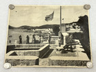 Vtg Us Marines Virgin Islands Harbor Flag Cannon Photo Wwi Era 11 x14 