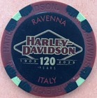 Harley Davidson 120th Anniversary Poker Chip From Hd Ravinna In Ravinna  Italy