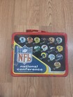 Vintage 1976 Nfl Metal Lunch Box Afc Nfc With Matching Rare Nfl Thermos