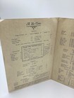 Vintage 1930s Restaurant Menu-grande Vista-a La Cart   Liquor Menu