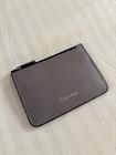 Calvin Klein Purple Women s Card Wallet Pouch  Zip Pocket  Credit Card