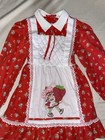 Rare Vintage Strawberry Shortcake American Greetings Girls Dress Size 4-6