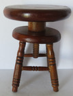 Salesman Sampler Piano Organ Stool Solid Wood Vintage Replica Miniature 6 