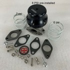 Black Adjustable Universal 38mm 2 Bolts External Turbo Wastegate T70 Gt35 T4 T3