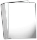 White Glossy Cardstock Paper 8 1 2 X 11  100 Lb Cover Card Stock 50 Pack