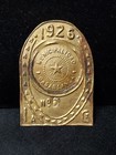 Very Rare 1926 Casablanca Municipal Employee Police   Brass Badge No  6  Foreign