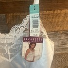 Nwt Vintage Vassarette Signature Lace Camisole 7105 White Ice Small Made In Usa