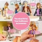 Dollhouse People  Bendable Dollhouse Family Set     9 Poseable Figures Includin   