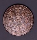 1930s Jeffrey Good Luck Charm Kill The Jinx Mizpah Health Wealth Token    m196