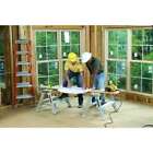 Louisville L-2032-03 Sawhorse Ladder  Aluminum  34  W X 37  H