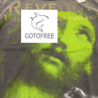 Gotofree Men Women Black Revenge T Shirt California Jesus Short T-shirt Top Tee