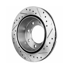 Front Rear Drilled Rotors Brake Pads Kit For Gmc Sierra 2500 Yukon Xl 2500