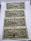 1960   s South Korea 100 Won Banknotes Lot 4 Bills