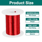 42 Awg Magnet Wire 42 Gauge Enameled Copper Wire 4oz Magnetic Coil Wire 155c