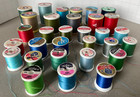 Lot Of 31 Vintage Sewing Thread Many Sizes Plastic Spools Lily Talon 5-6 New