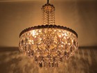 Antique Vintage French Swarovski Crystal Chandelier Ceiling Lamp Lighting