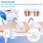 2 Handles Cold Freeze Beauty Machine For Body Massager Beauty Spa Salon