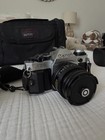 Canon Ae-1 Program 35mm Slr Film Camera With Lens  Strap  Bag  Case  Manual
