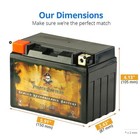 Ytx12a-bs High Performance -maintenance Free- Sealed Agm Motorcycle Battery