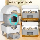 Automatic Smart Self-cleaning Cat Litter Box Large Capacity For Cats App Control