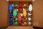 C9 Flame   Swirl Ge  Westinghouse Usa Mazda Christmas Light Bulbs 