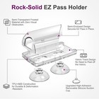 Ez Pass Holder For Windshield  Toll Tag Transponder 1-pack  Clear