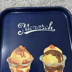 Vintage Monarch Ice Cream Metal Serving Tray Soda Fountain Sundae Advertising