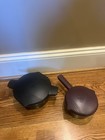 Pampered Chef Micro Steamer Rice Veggie Cooker 4 Cup And 2 Qt Black   Purple Set