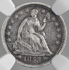 1853 H10c Liberty Seated Half Dime Ngc Vf Details  scratches   8404748-037