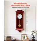 Grandfather Clock Vintage Pendulum Wall Clock 26 7 In With Quartz Movement