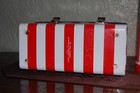Vintage Aladdin Lunch Box 70 s  stars And Stripes  With Thermos  Excellent 