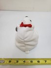 1997 Coca Cola 5   polar Bear With Red Bow  Bean Bag Plush With Tags