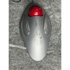 Logitech Trackman Marble Wired Trackball Mouse Grey Red T-bc21 810-000767
