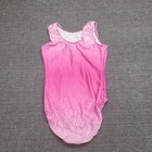 Gk Elite Suni Lee Girls Gymnastics Dance Leotard Sequins Pink Size Small