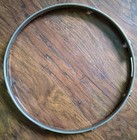 Vintage Ludwig 14  8 Lug  Snare Side  Nickel Over Steel nos Hoop rim 60s Era