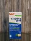 Rugby Nicotine Gum 2mg Mint Flavor Sugar-free 50 Pieces Stop Smoking Aid 12 28
