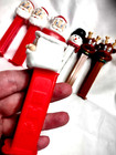 7 Vtg Pez Candy Dispensers W Feet Santa Reindeer Snowman 2012   2013