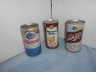 3 Vintage  Beer Cans Hamm s - Meister Brau   Schlitz 12 Ounce Pop Top Set - W112