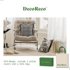 Decorative Throw Pillow Covers 20x20 Inch Set Of 2 - Luxury Black White Western