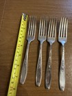 Set 4 Ambassador International Silver 1847 Rogers Bros Silverplate 7  Forks 1919