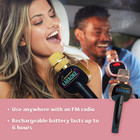 Kids Kids Karaoke Machine Wireless Bluetooth Voice Changing Microphone With