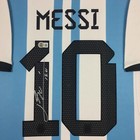 Lionel Messi Signed Jersey Framed Argentina World Cup Beckett Bas