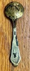 19th Century American Blue Enameled Sterling Silver Spoon 2  Demitasse Coffee