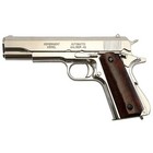 Denix 1911 A1 Non-firing Full Size Metal Replica Prop Gun In Nickel Finish  New