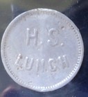Hawaii Big Island  Hilo  School   H S   Lunch Token Medal Hawaiian Coin