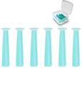 6pcs Hard Contact Lens Remover Tools With Storage Box     Suction Cup Plunger