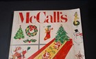 Rare Mccalls Sewing Pattern Catalog Store Counter Book     December 1956 Christmas