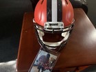 Browns  81 Austin Hooper Signed Autographed F s Authentic Football Helmet Ratche