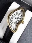 Melting Crash Watch Dali Paris French Vintage Rare Irregular Shape Waterproof Us